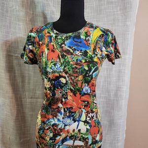 Philosophy - Print short sleeve sweater - M